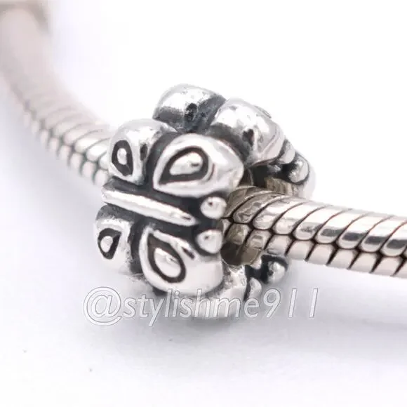 Authentic PANDORA Retired Butterfly Charm - 790285 - Picture 1 of 8